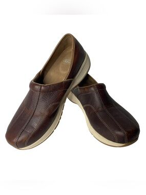 Dansko Shoes Womens‎ Size 40 Brown Leather Slip On Comfort Loafer Casual Walking